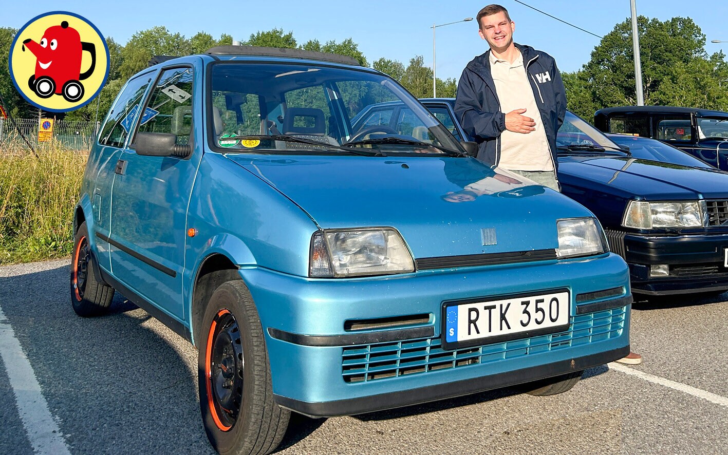 Michél Lundbeck har kört drygt 5 000 mil genom mer än 30 europeiska länder i sin Fiat.
