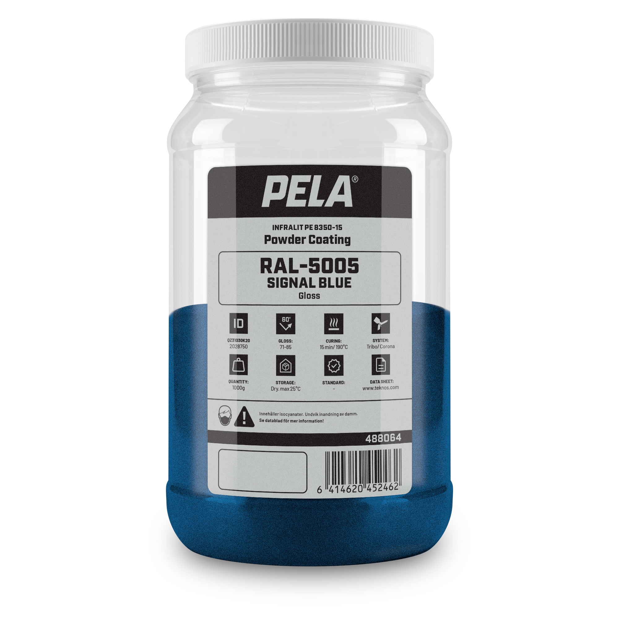 Køb Pulverlakfarve signal blå, 1 kg - Verktygsboden